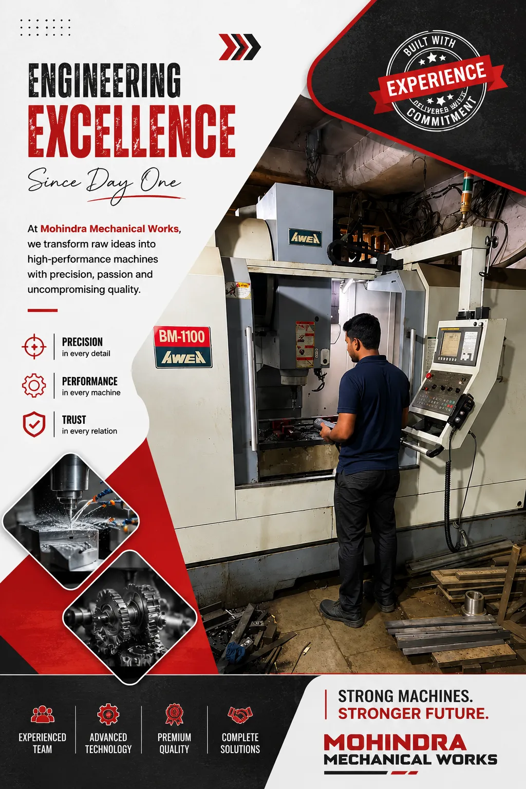 Mohindra Mechanical Works engineering workshop and CNC machine