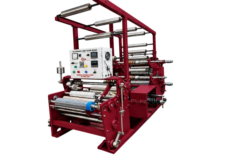 Aluminum Foil & Single Printing Butter Paper Rewinding Machine
