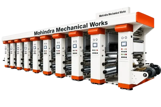 Dining Table Paper Roll Rotogravure Printing & Winding Machine