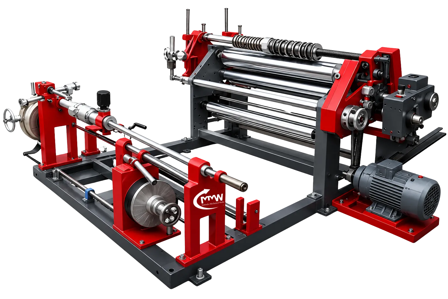 Semi Drum Type Paper Slitting Machine Semi Drum Type Paper Slitting Machine