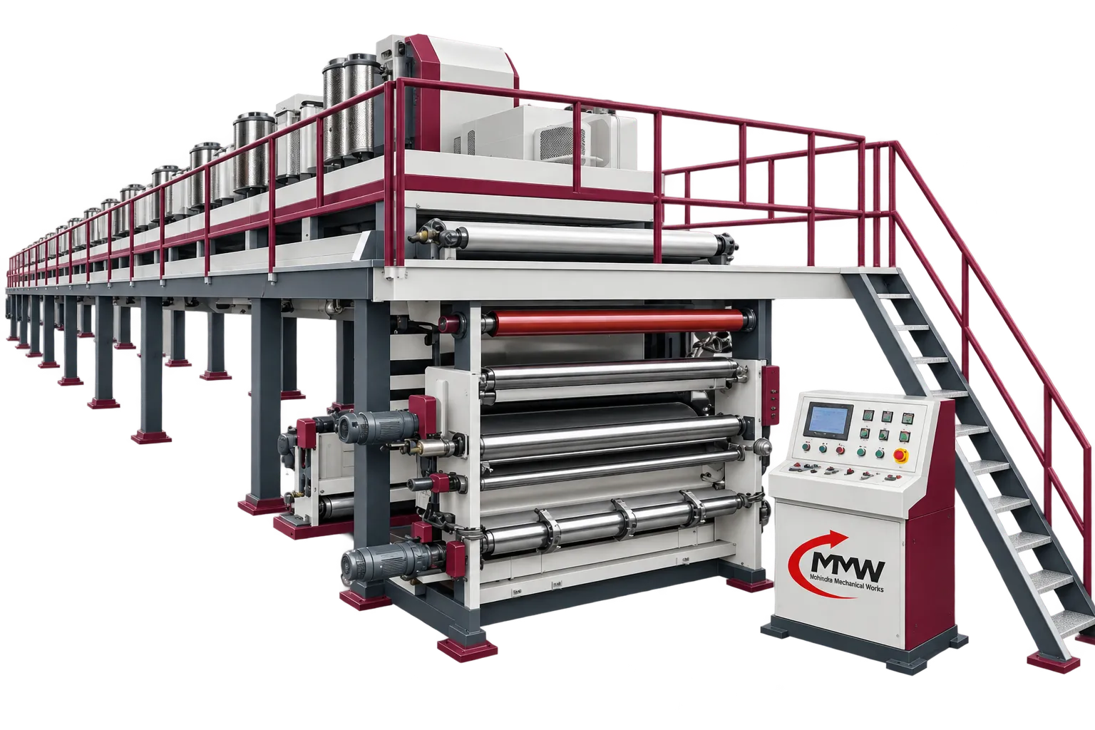 Sticker Paper Gum Coating Machine