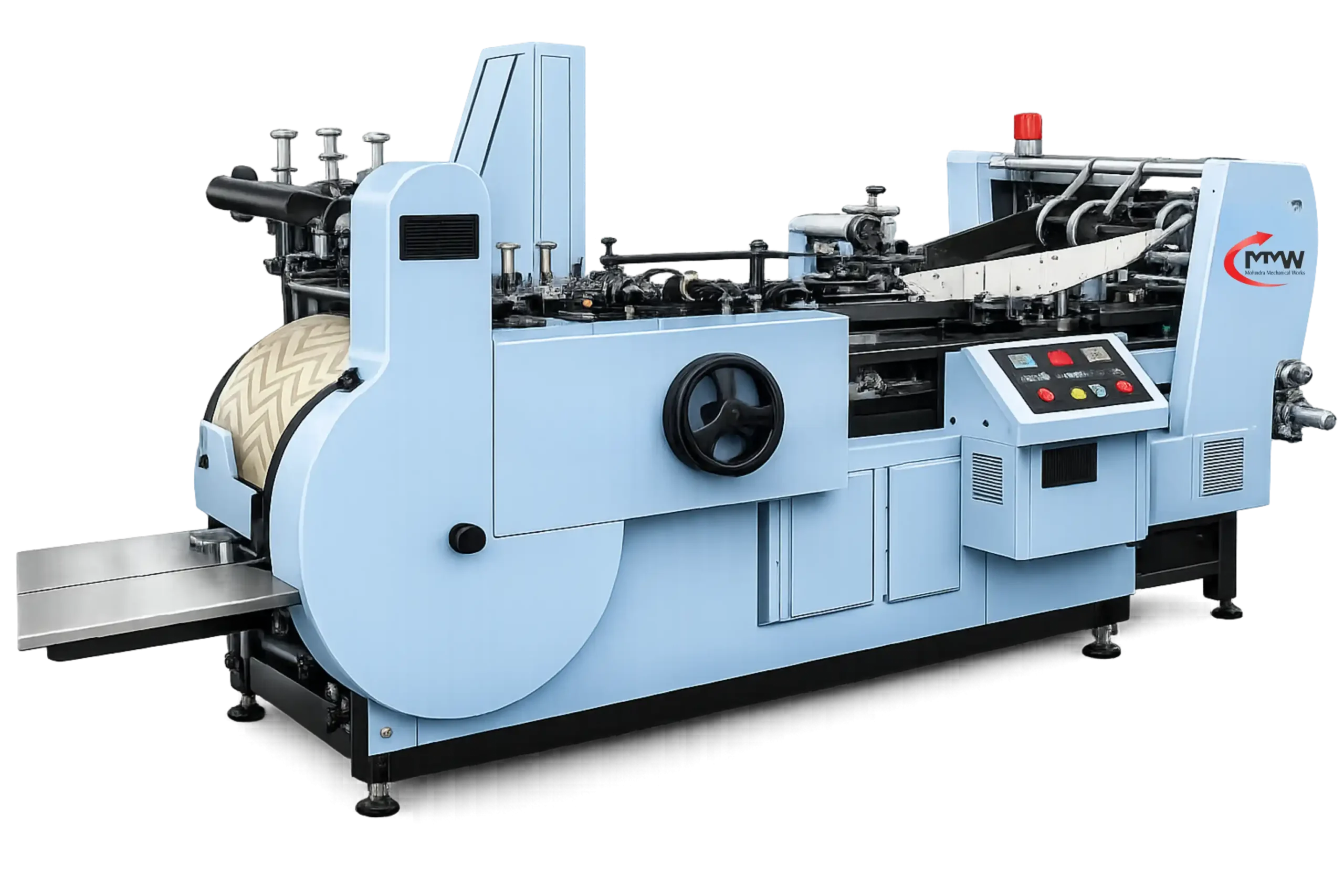 White Kraft Paper Bag Making Machine