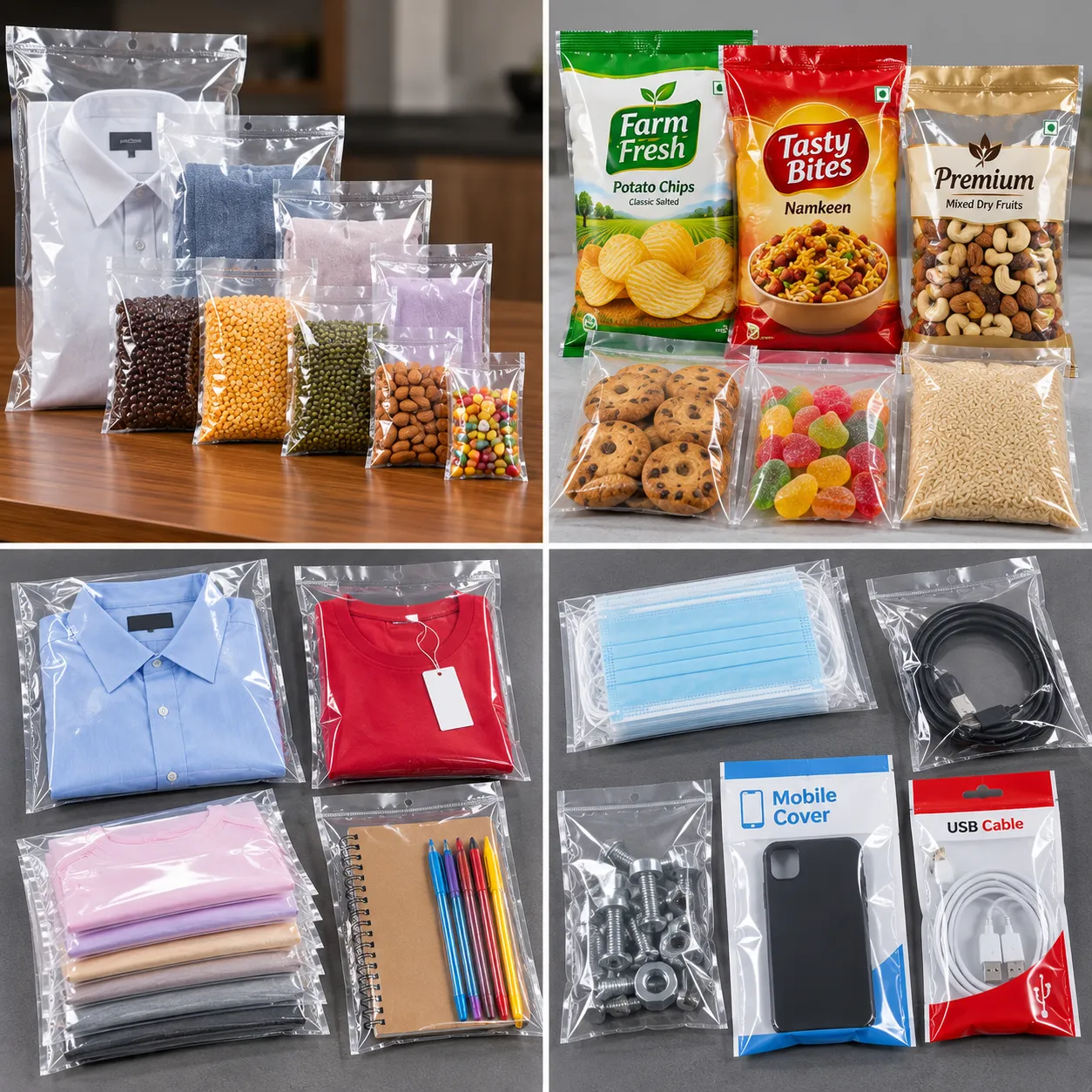 BOPP Side Seal Bag Making Machine application 2
