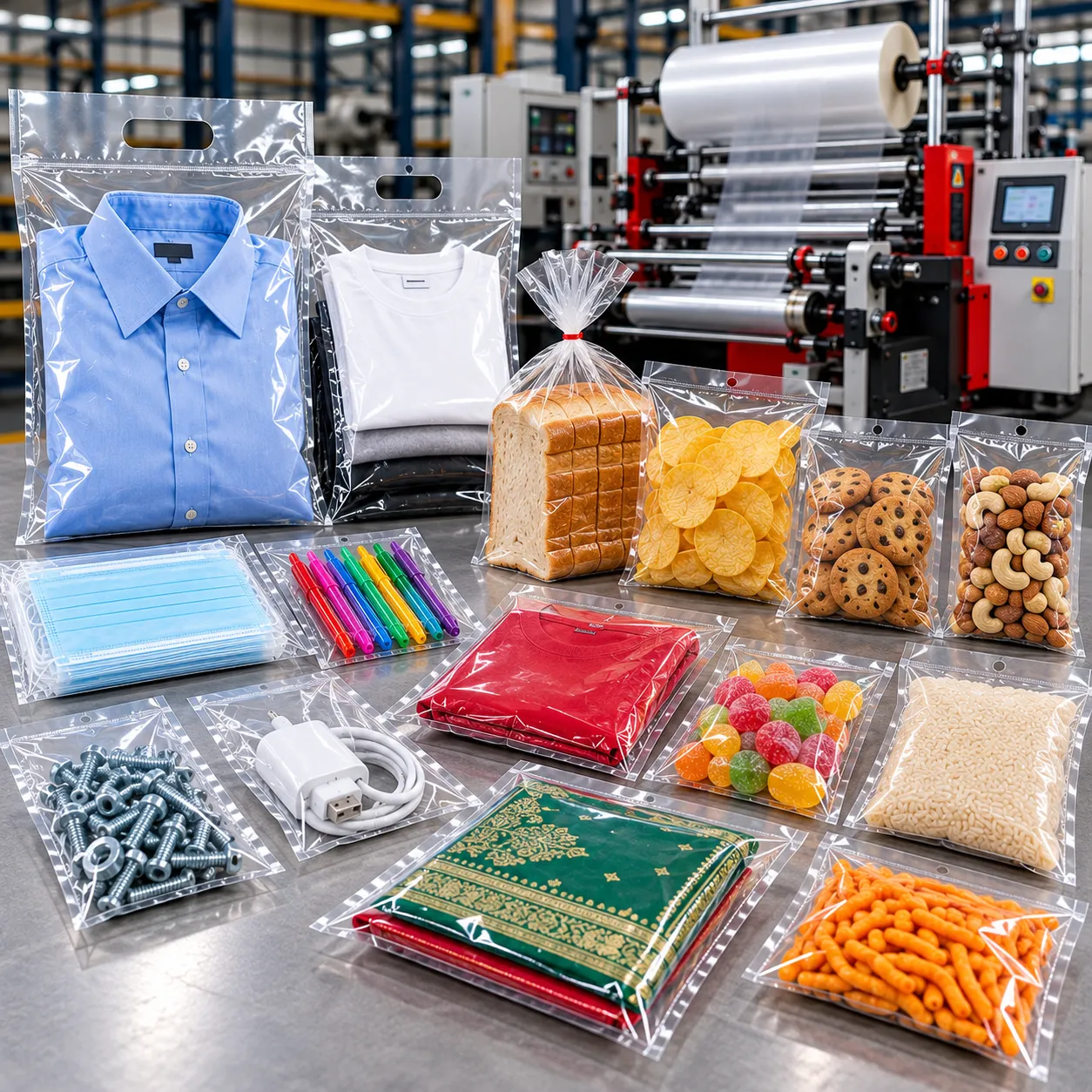 BOPP Side Seal Bag Making Machine application 3