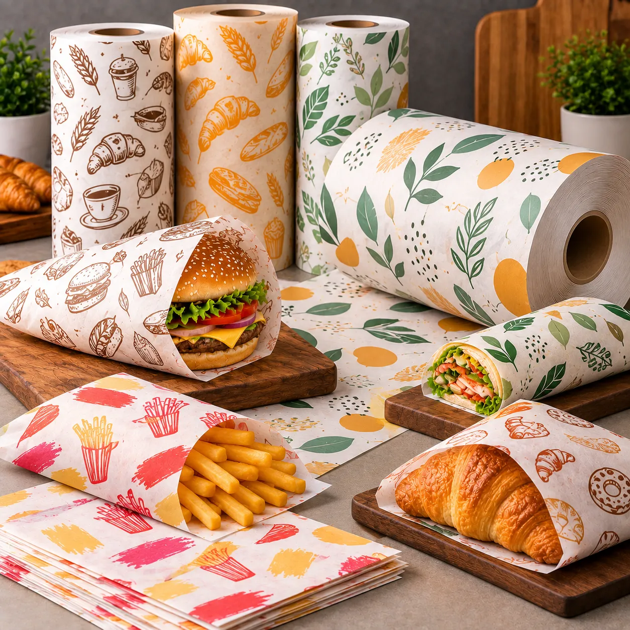 Butter Paper Printing and Rewinding Machine application 3