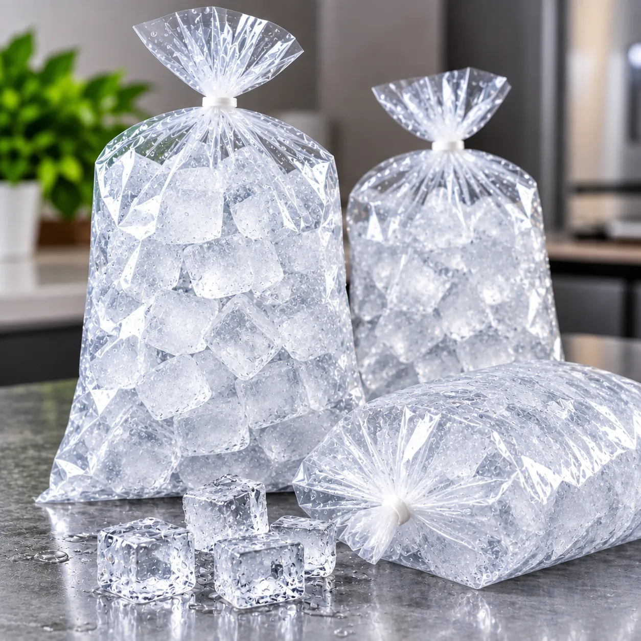 Ice Bag Side Seal Bag Making Machine application 1 Ice Bag Side Seal Bag Making Machine application 1