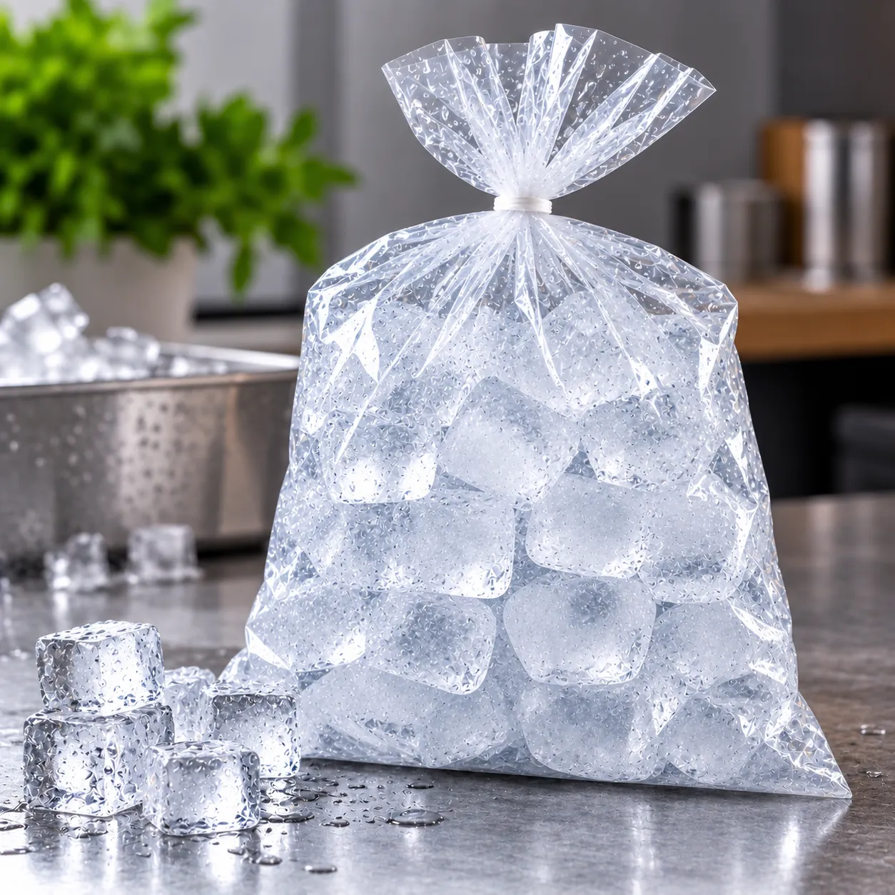 Ice Bag Side Seal Bag Making Machine application 3 Ice Bag Side Seal Bag Making Machine application 3