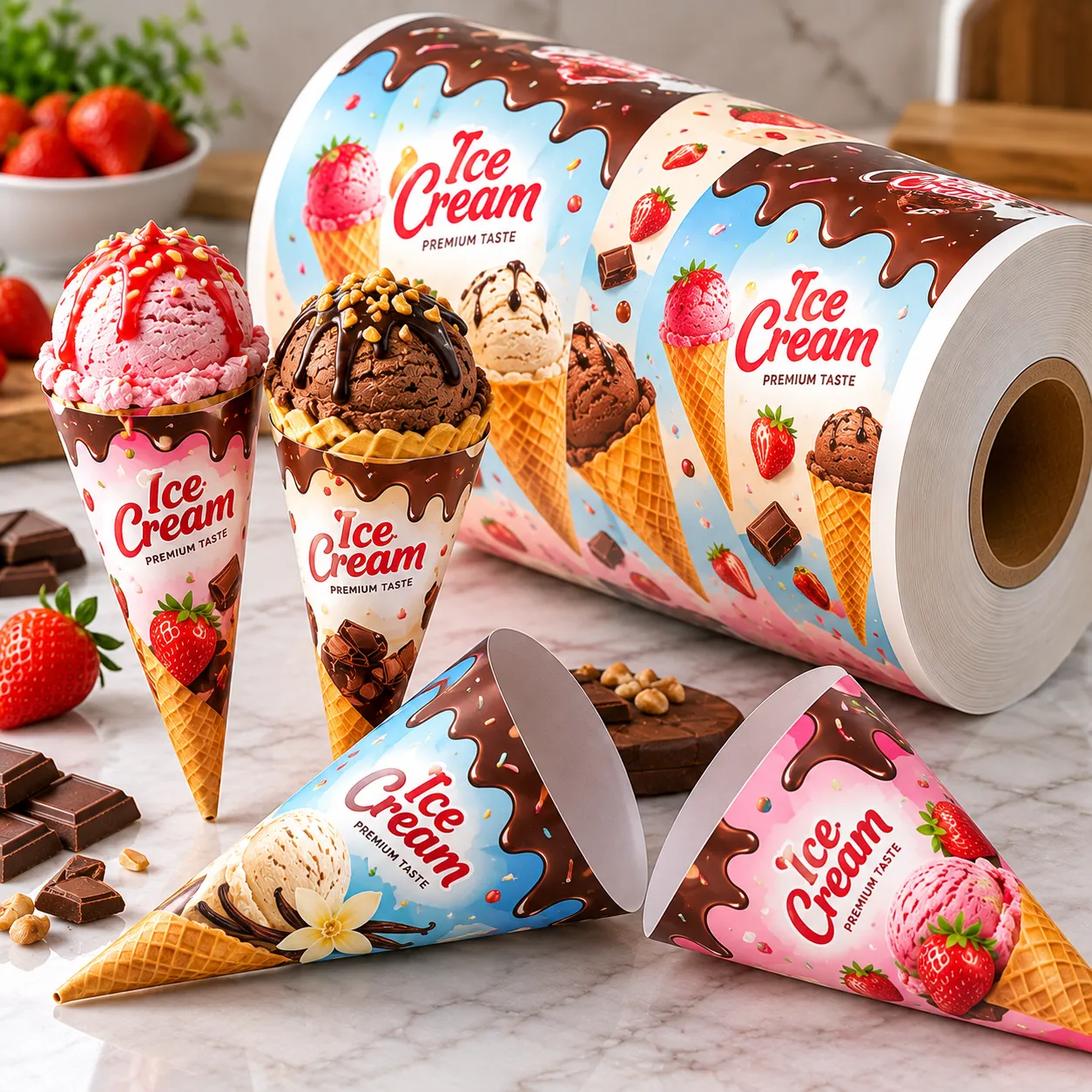 Paper cone sleeve production Paper cone sleeve production