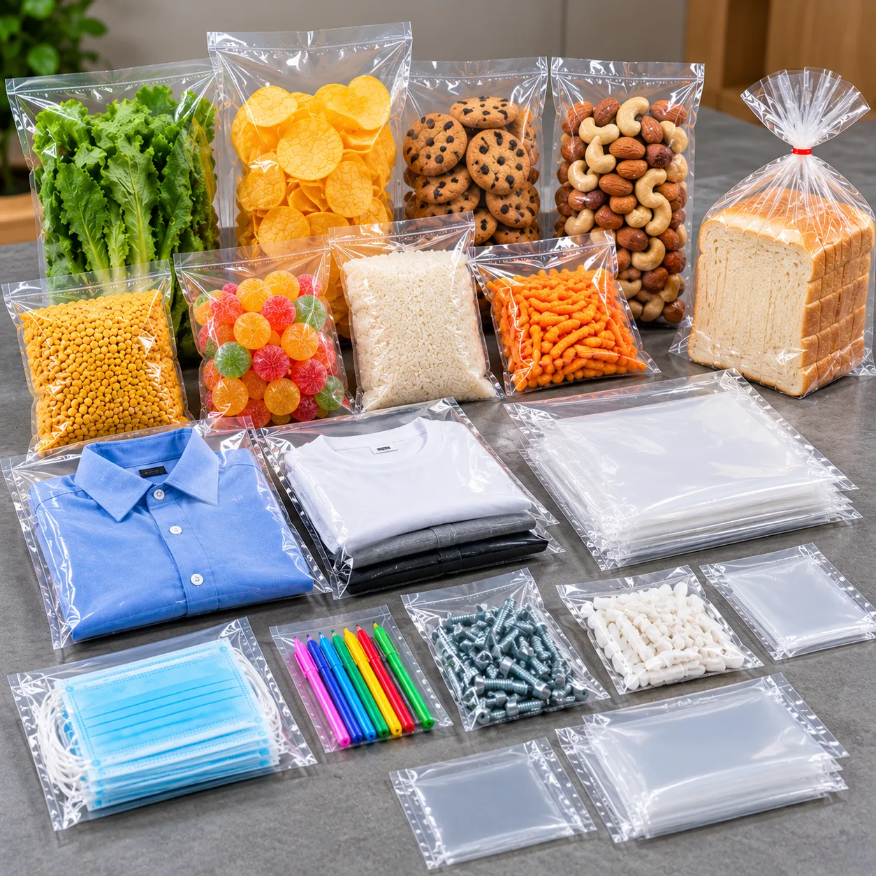 LDPE Side Seal Bag Making Machine application 2