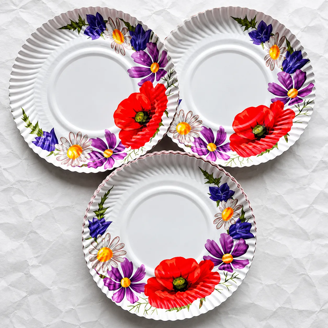 Paper plate printing and lamination