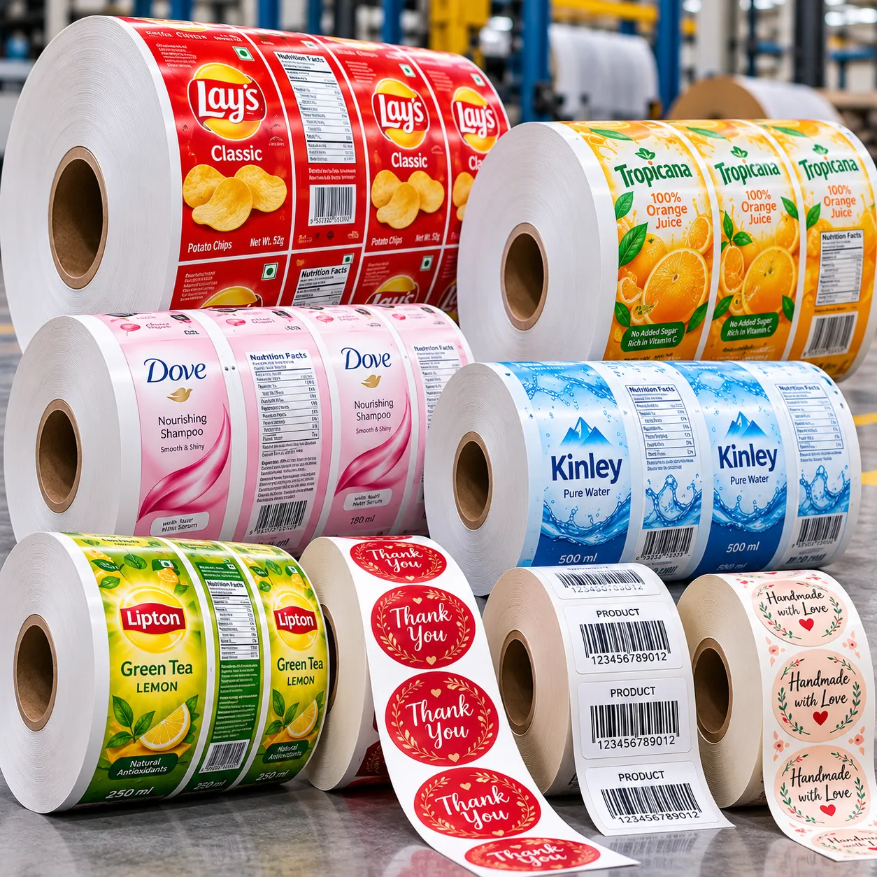 Paper Roll Printing with Cutting Machine application 1