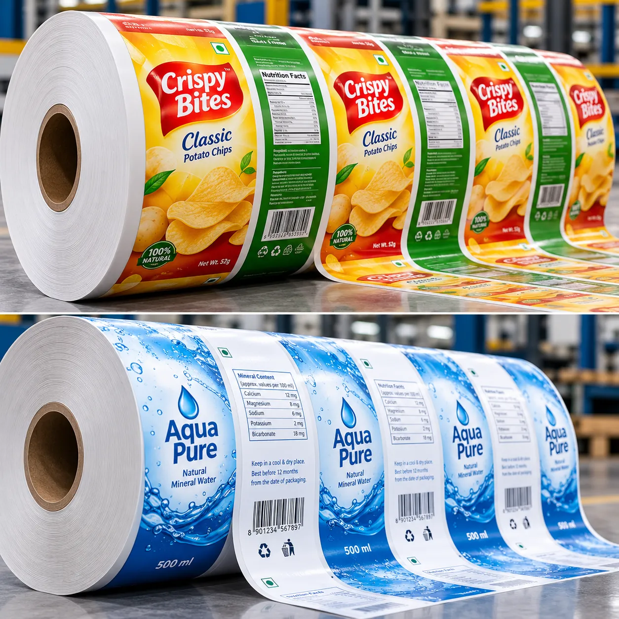 Paper Roll Printing with Cutting Machine application 2
