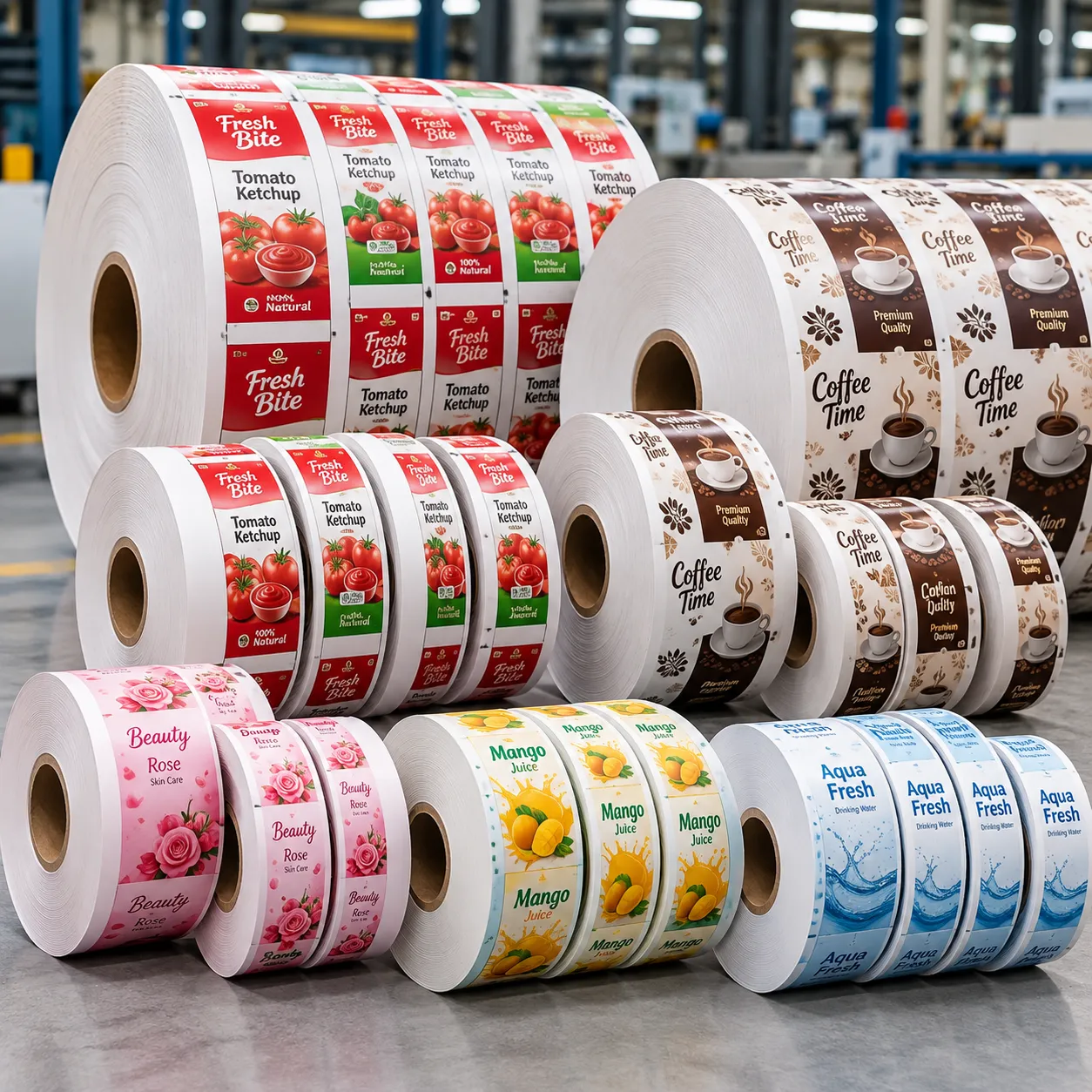 Paper Roll Printing with Cutting Machine application 3