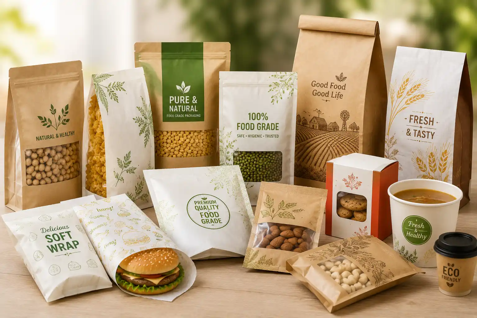 Food grade paper packaging Food grade paper packaging