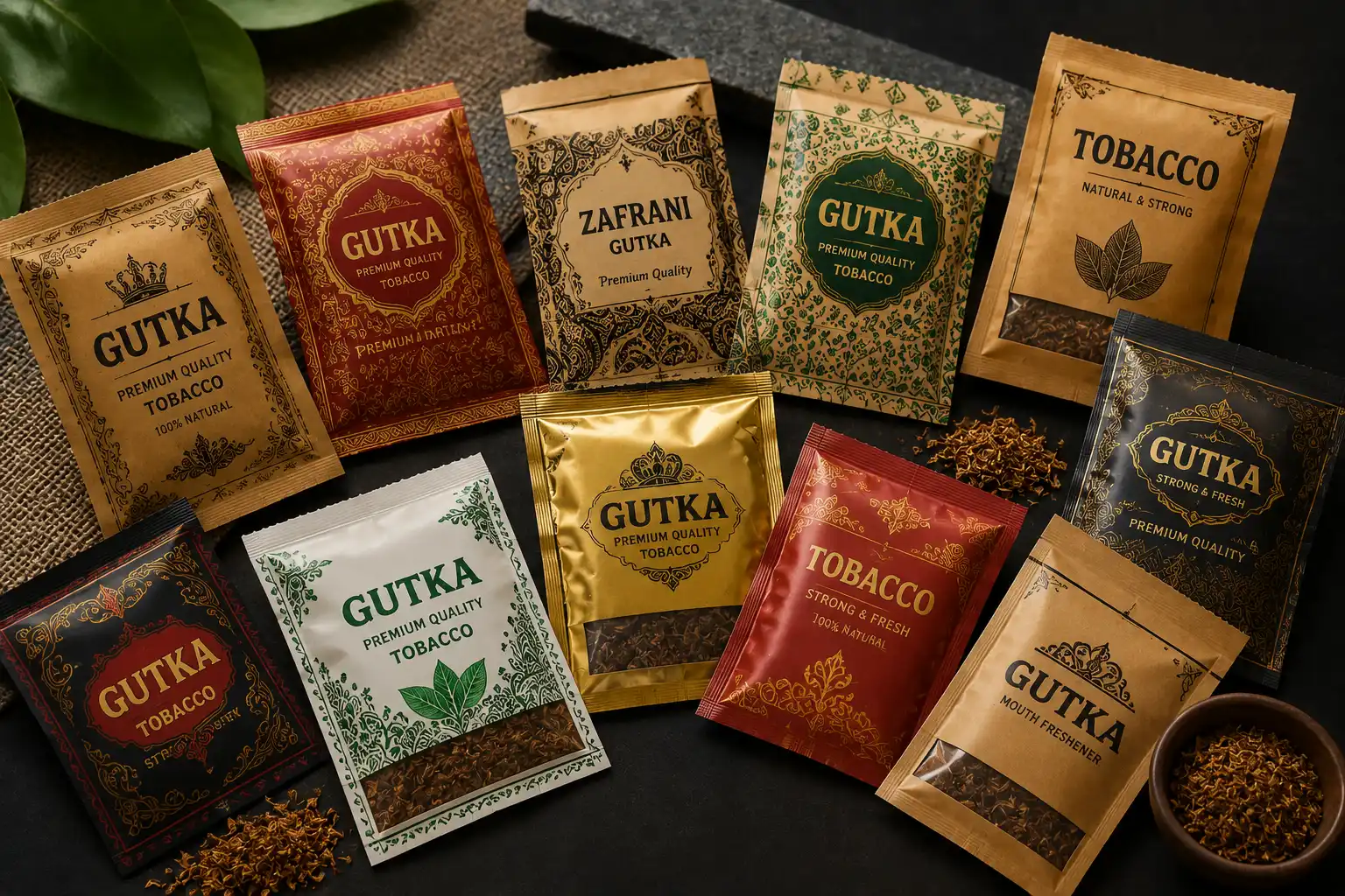 Gutka & Tobacco Paper Packaging Gutka & Tobacco Paper Packaging